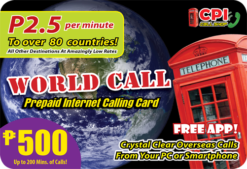 World Call; The Calling Card To Call The World