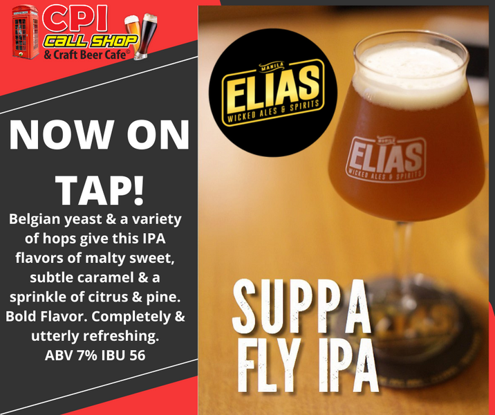 Suppa Fly IPA From Elias Wicked Ales Now On Tap At CPI