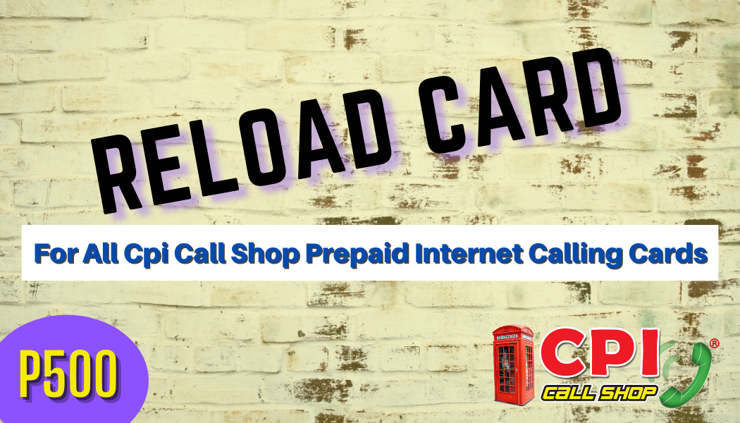 CPI Reload Cards – CPI Call Shop & Craft Beer Cafe