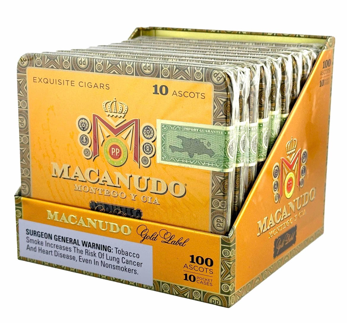 Macanudo Gold Label Ascots