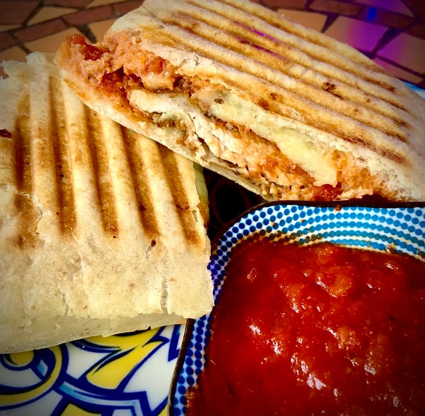 Chicken Parm Panini Sandwich