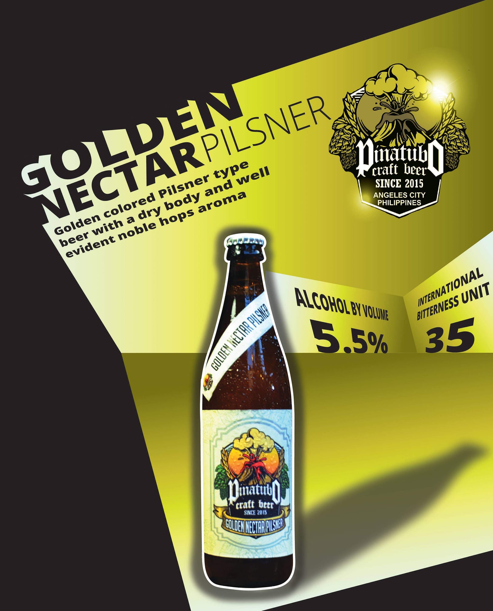 Pinatubo Golden Nectar Pilsner