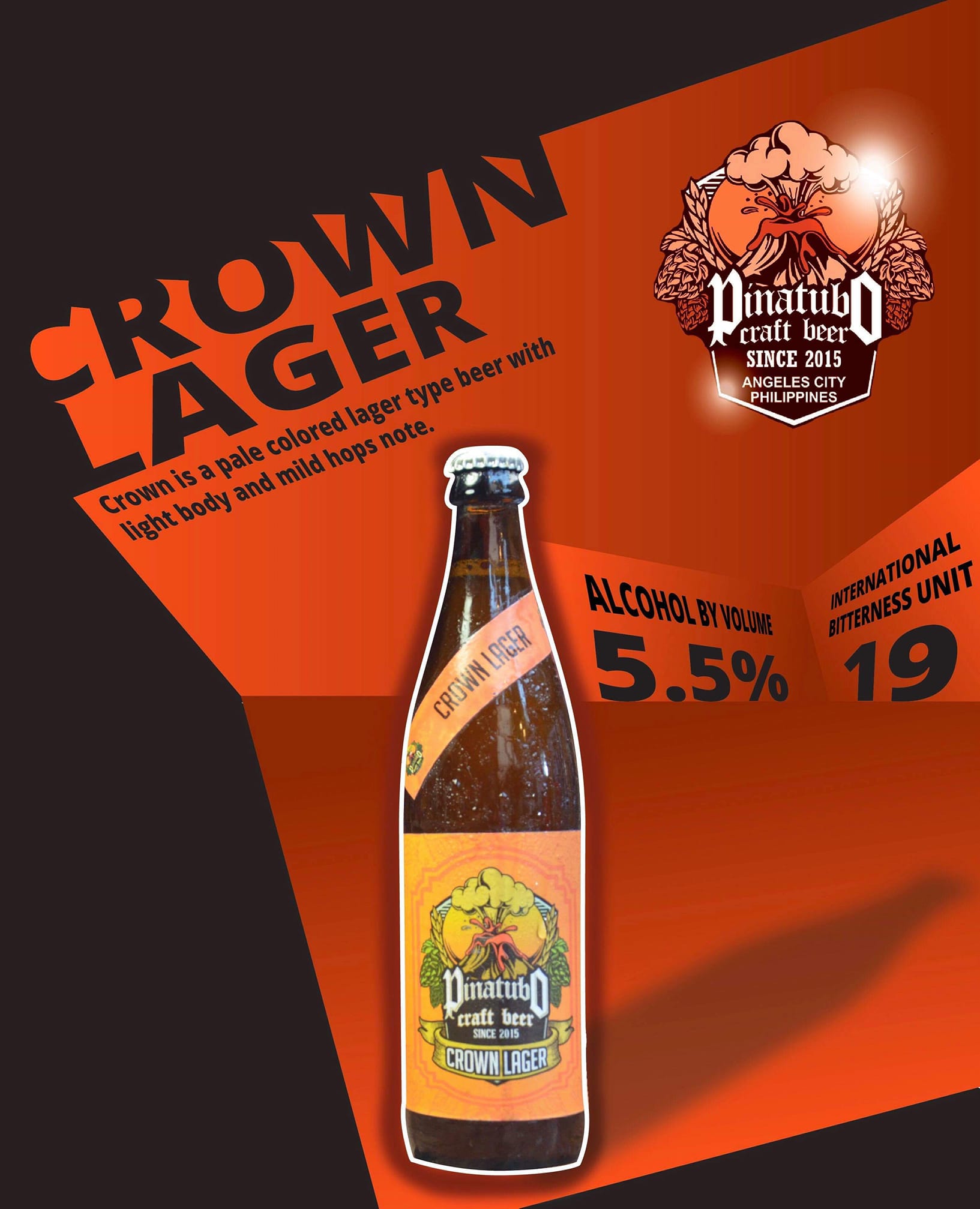 Pinatubo Crown Lager