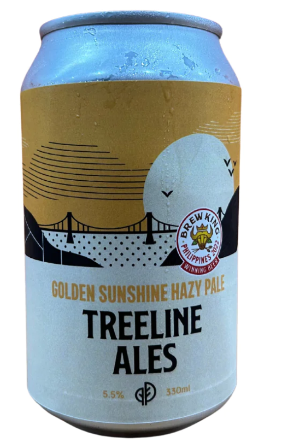Treeline Ales Golden Sunshine Hazy Pale Ale
